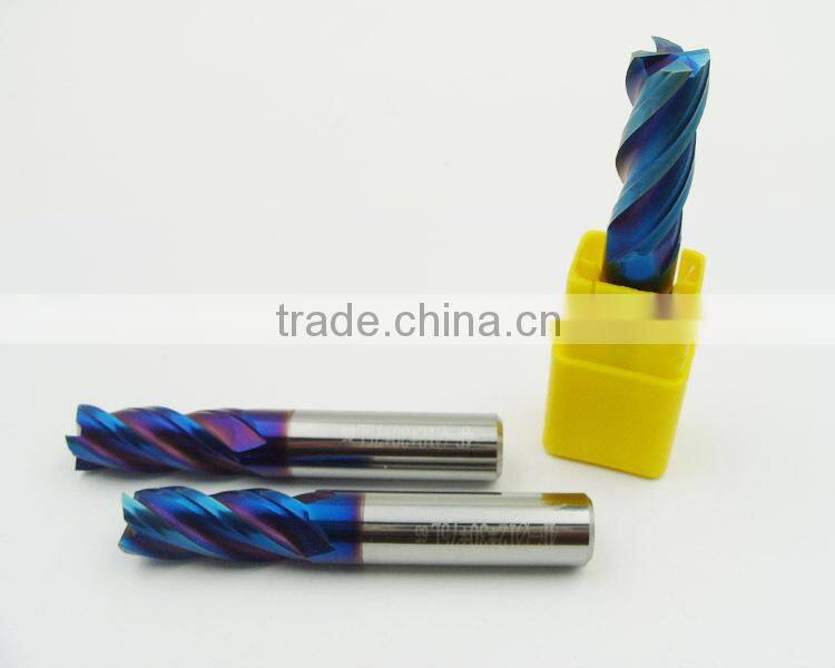Long life China 65 HRC CNC carbide flat end mill cutter