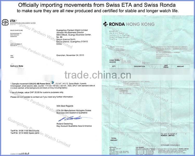 PVD gold ladies stainless steel case steel back watch japan quartz movement Sapphire glass with white double genuine leather