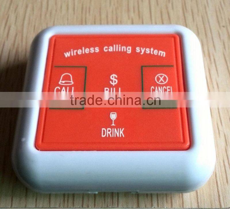 KOQI wireless watch wrist pager system K-300plus for hospital restaurant calling waiter service Wireless Calling launch button