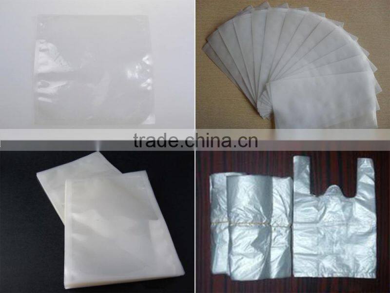 SHXJ-600B automatic plastic bag making machine for garbage bag/Vest bag/T-shirt bag/shoping bag/