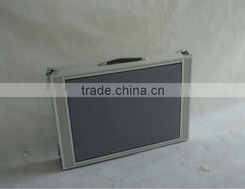 fold up Barbecue BBQ side Table with iron pan&lamp holder