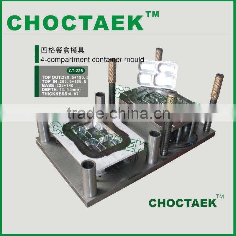 Disposable aluminium foil tray machine