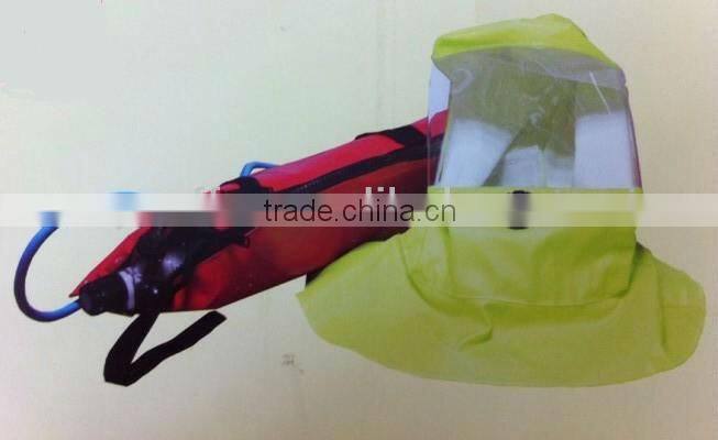 Fireman escape breathing instrument