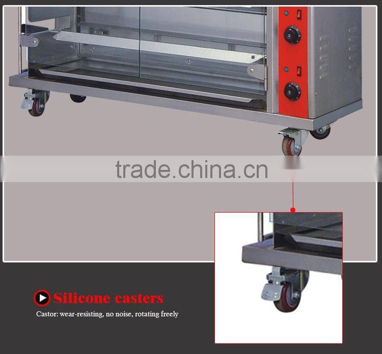 Superb factory supply 6 rods chicken rotisserie for sale