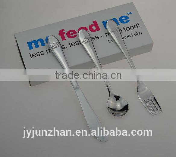 18/10 Stainless steel baby knife, safe knife made by Junzhan Factory directly