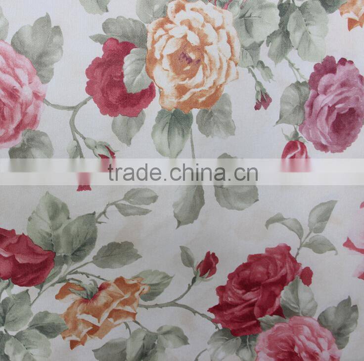 100% Polyester soft velvet Fabric sofa fabric print