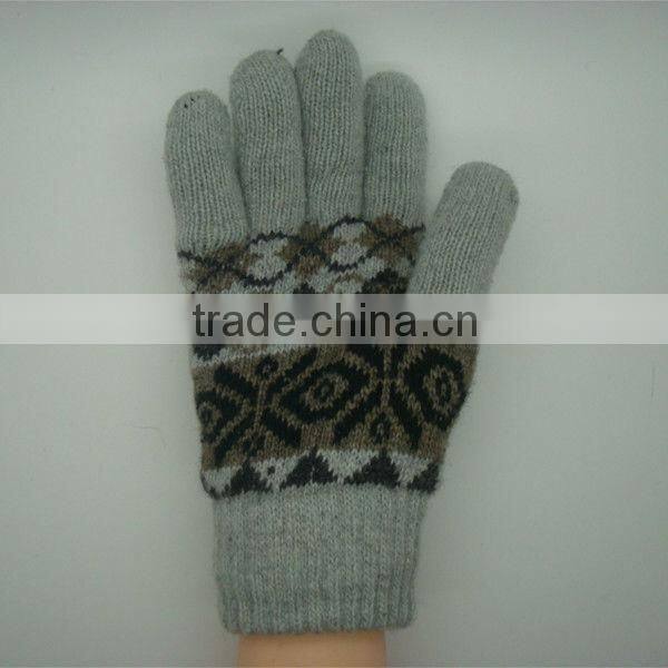 Boxi-High quality tick with velvet knitted gloves