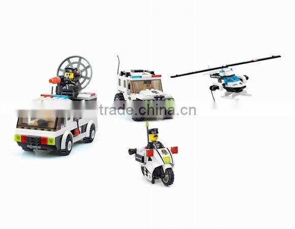 416pcs Super police unit block set