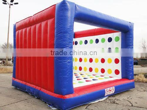Funny game inflatable twister game cube twister game