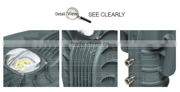 Outdoor IP67 waterproof bridgelux cob 120w led street light shell