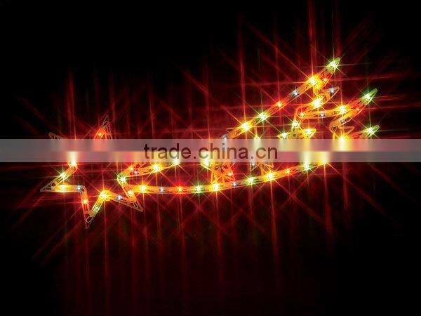Christmas decorative snow rope light motif 2d
