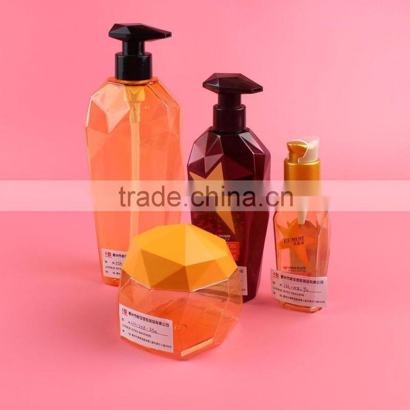 600ml Raise hair cream transparent bottle
