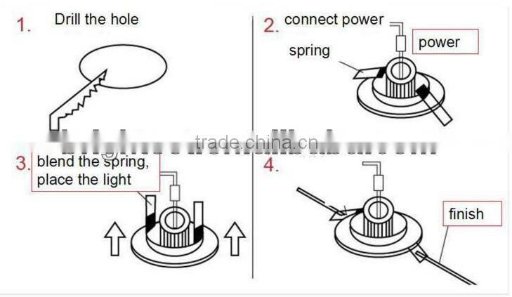 High quality 1w led ceiling lighting , 1*1 W for led dimmable design lamp