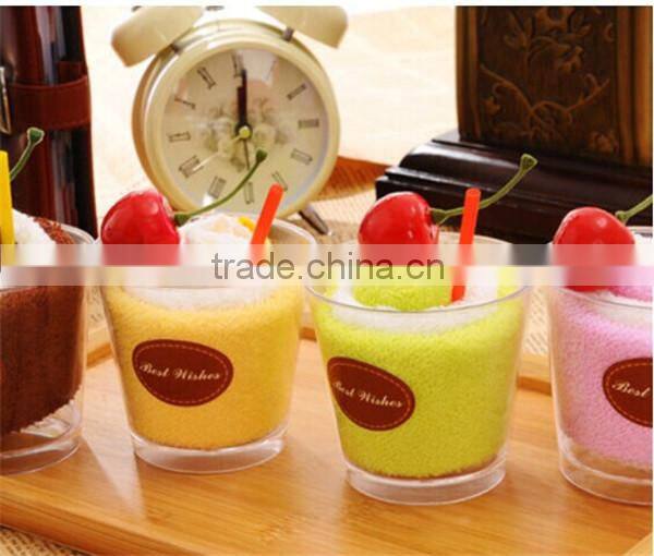 new design marry and children gift cake towel