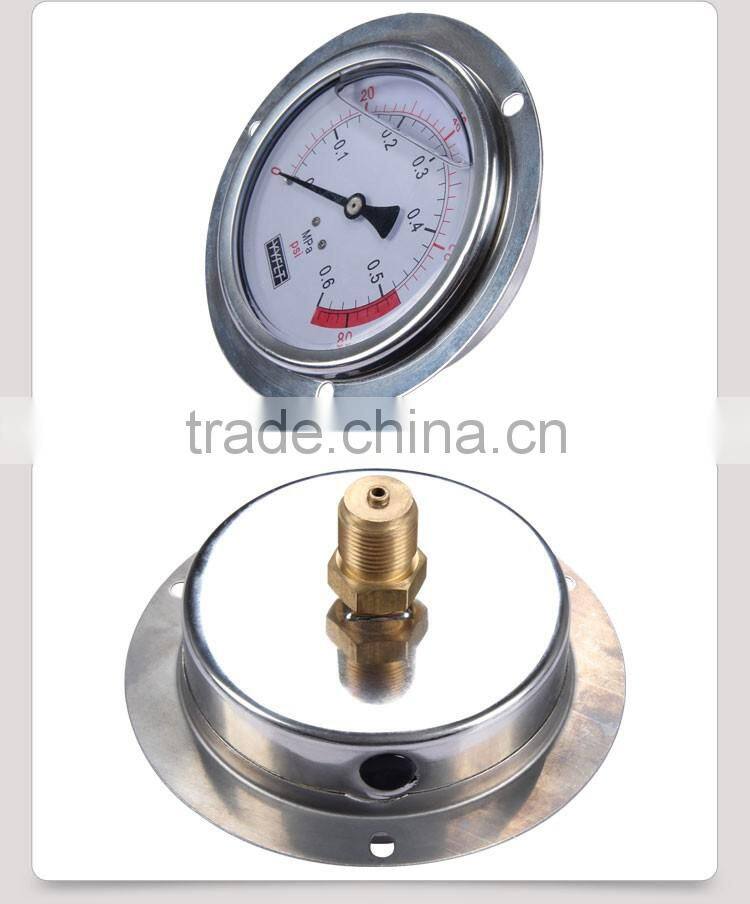 4 inch all stainless steel seismic pressure gauge