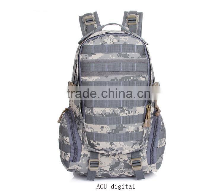 600D waterproof camouflage camping hiking military backpack