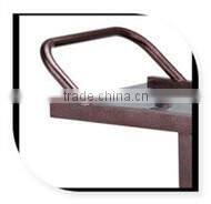 hotel air restaurant and public place stainless steel hand pushed hot pot car trolley black Brown paint