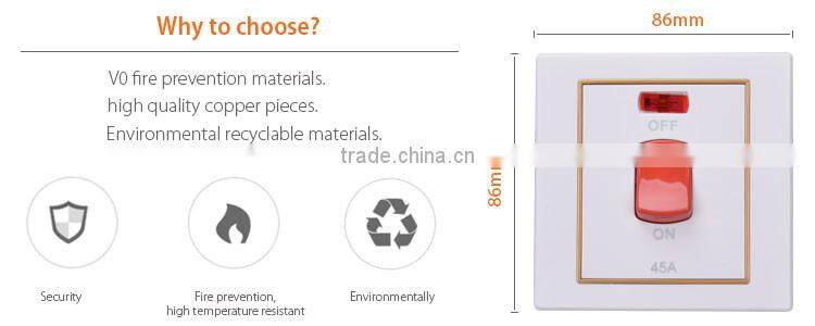 Australia standard smart home high power wall switch