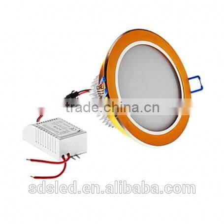 LED downlight 9W dimmable led down light Warm White high power led downlight