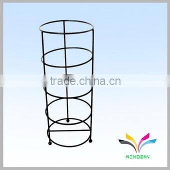 High quality hot sale customized 4 tiers removable metal bathroom shelf