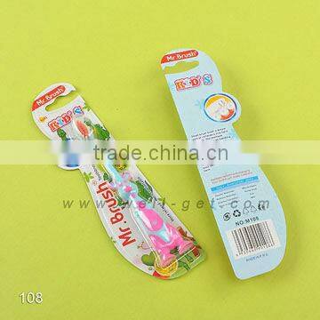 New Toothbrush 2013 With Tongue Cleaner Cartoon Kids Toothbrushes