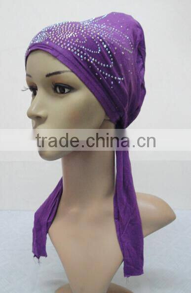 C071 new style jersey underscarf with much rhinestones
