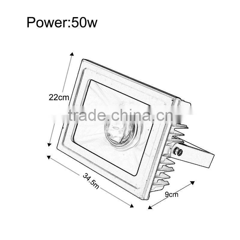 Newest 85-265V LED luminaire light 10W 20w 30w 50w IP65 LED Flood Light