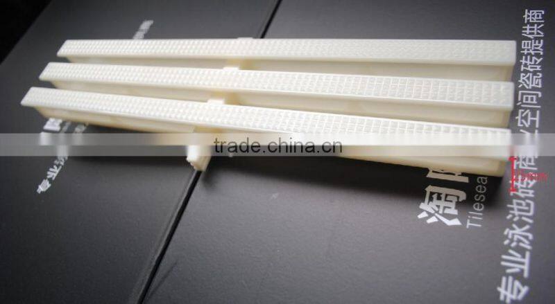 ABS swimming pool overflow grilling/ grating