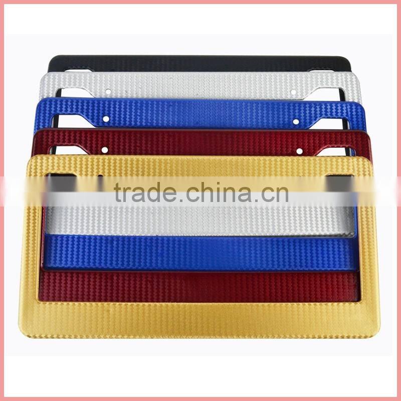 ABS Plastic license plate frame european style