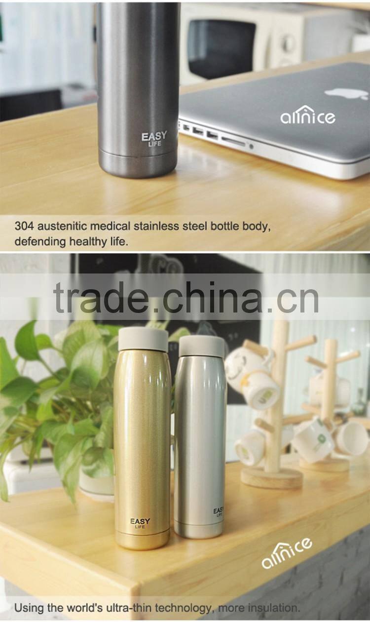 wholesale gift steel water bottle/stainless steel vacuum bottles/thermos bottle/water bottle