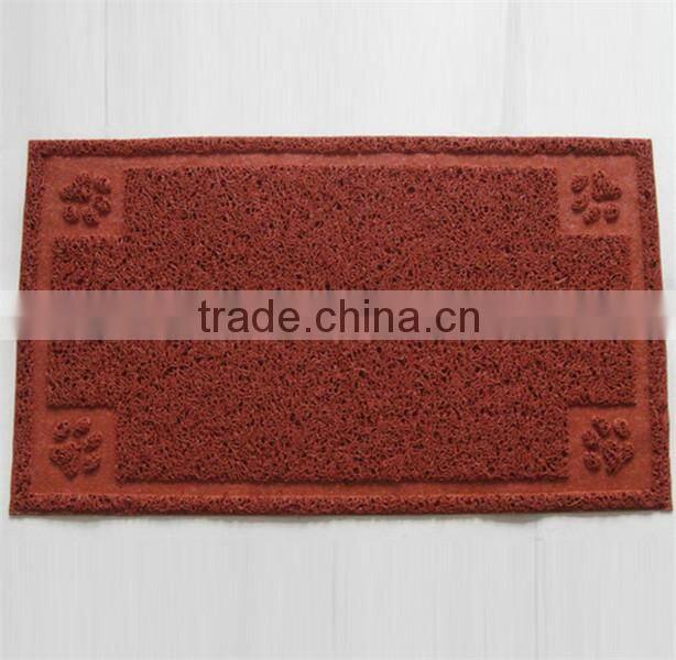 Square shape Pet litter mat for cats/PVC mat/ litter catcher mat China wholesale pet accessories