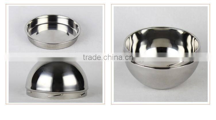 Creative ball shaped design protable stailess steel thermos lunch box/tiffin box