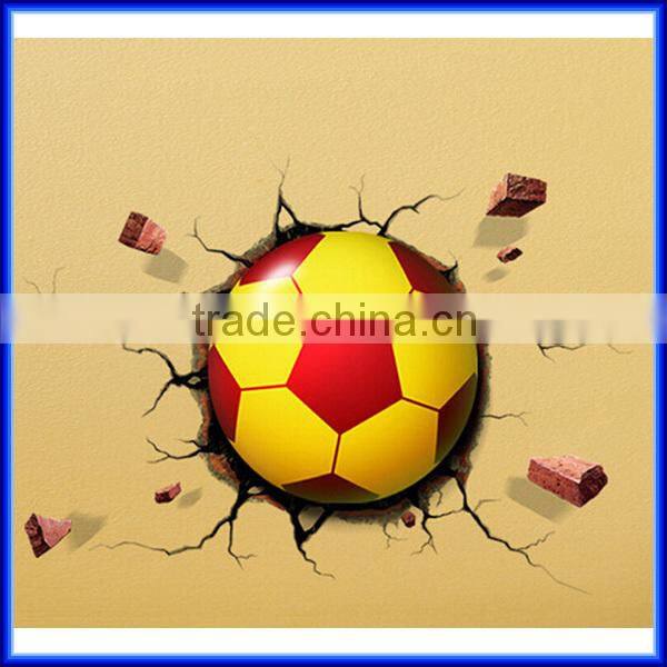 Hot Sell LED Optical sensor Light Wall Bedside World Cup Football Nightlight