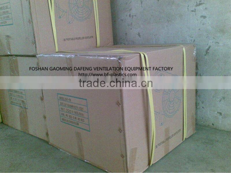 500mm 20 inch 220V axial blower fan in red