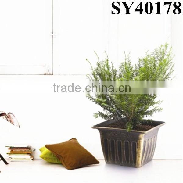 Decoration for indoor small cheap plastic flowerpot