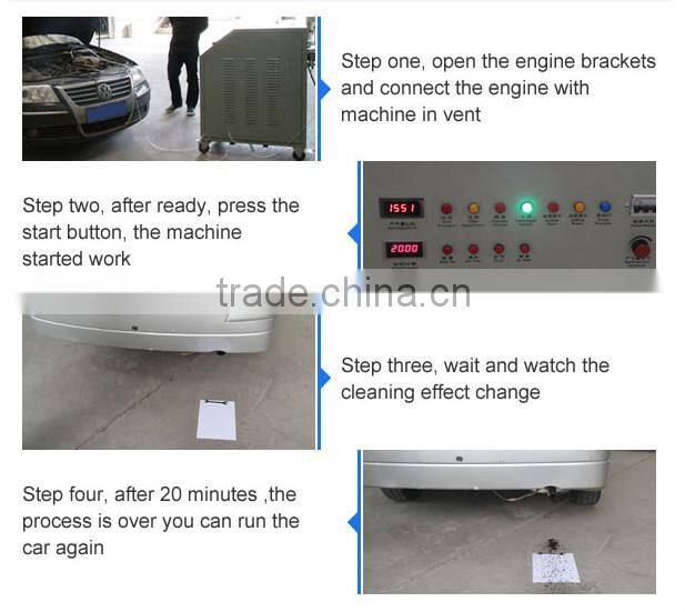 CE approved HHO Carbon Cleaning Machine for cars