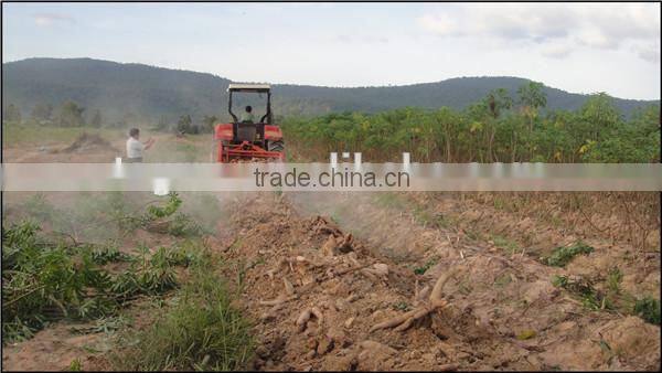 Cassava stem harvester for 2 rows,combine cassava root harvester for sale