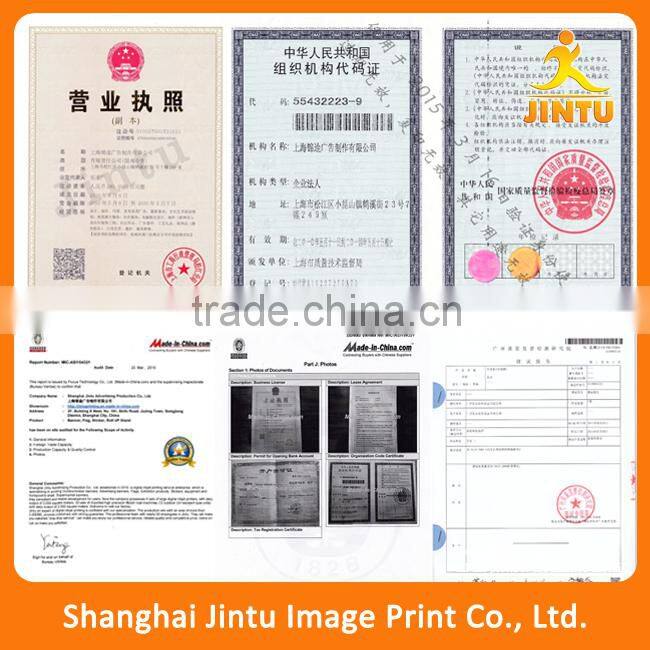 Vinyl Flags & Banners Material and Printed Type hanging fabric banner