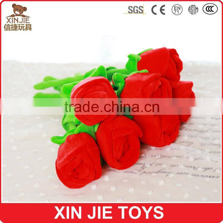 nice plush rose toy soft blue rose toy good quality stuffed rose toy