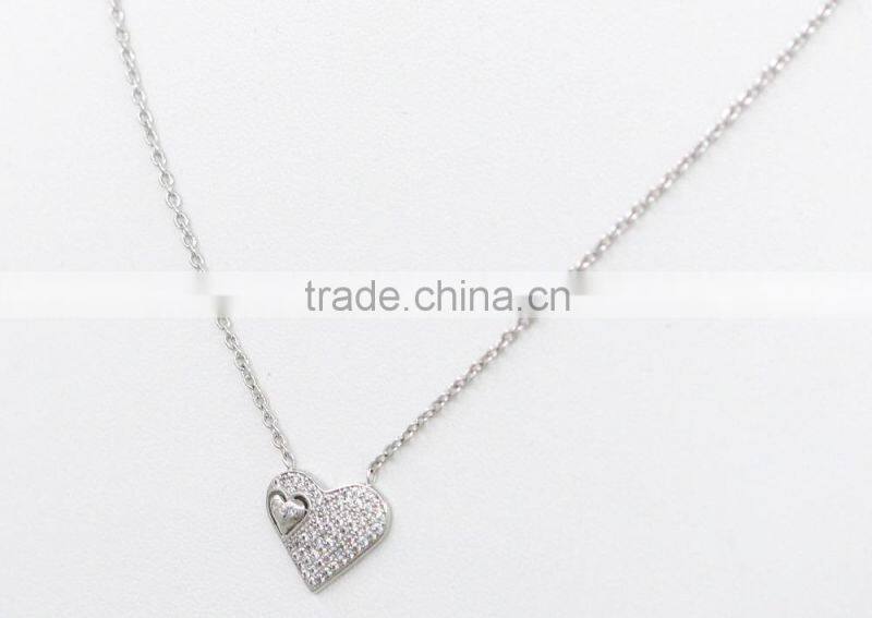 2016 fashion jewlery necklace designs silver plated pendant