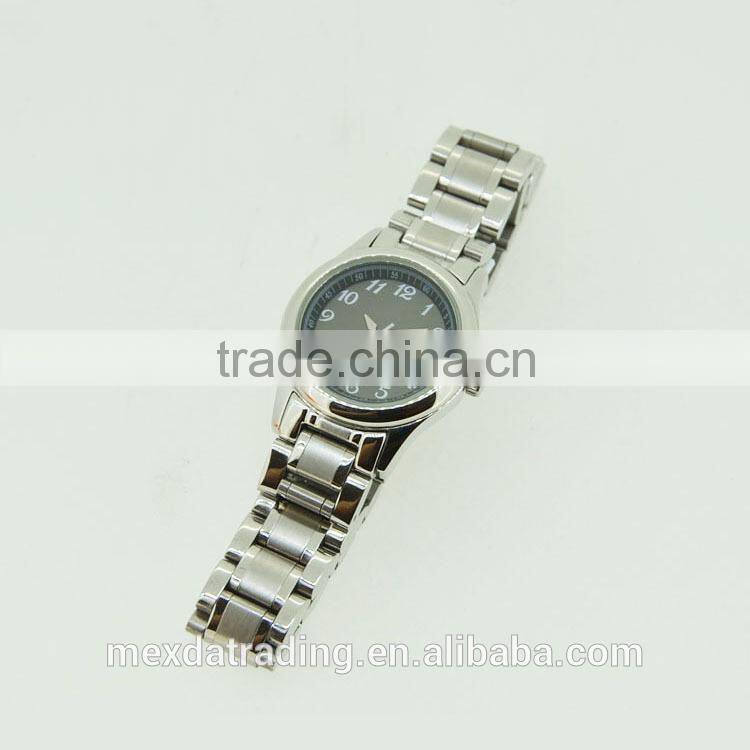 fashion promotion wrist stainless steel ladies watch
