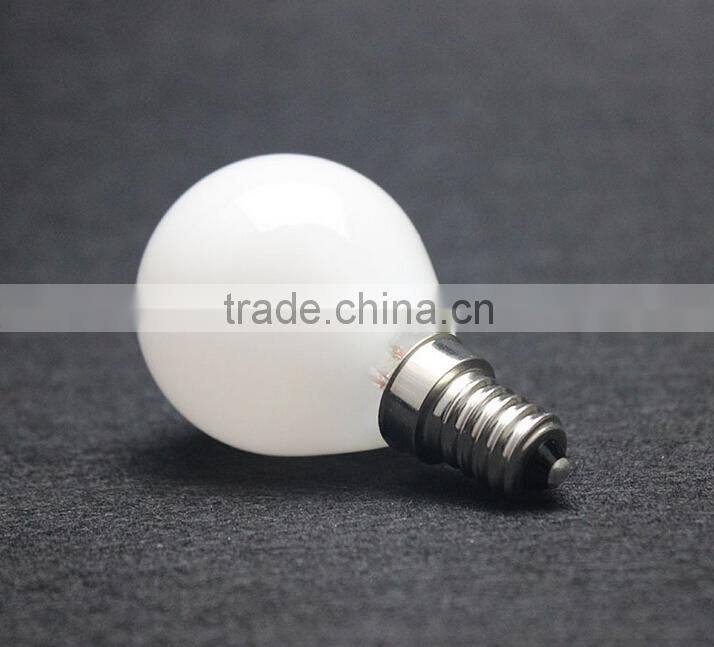 Milky color led filament ball