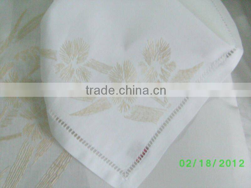 hand embroidery napkin