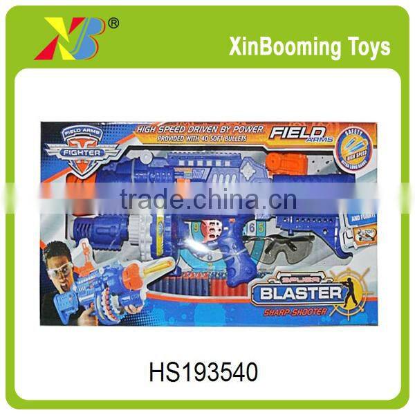 Battery operated hign speed sharp shooter soft bullet gun refill 20pcs soft darts for toy gun