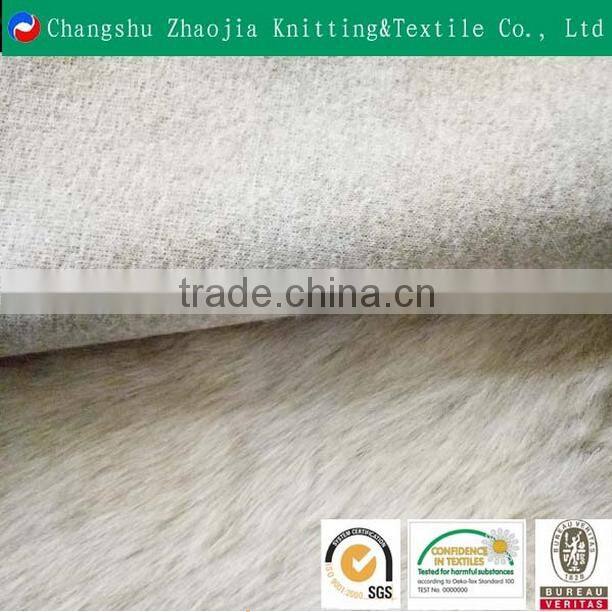 Latest wholesale 100% polyester faux fur fabric for garment fabric