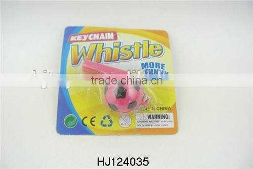 Cheap Price Plastic Keychains Whistle Toys, Toys Whistle Key Rings HJ124041