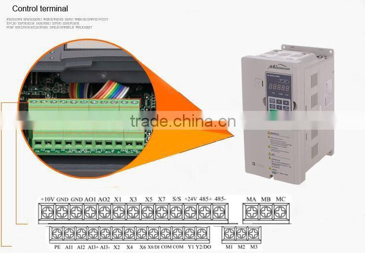 1 year warranty 220V 10hp AC drive frequency converter 60hz 50hz