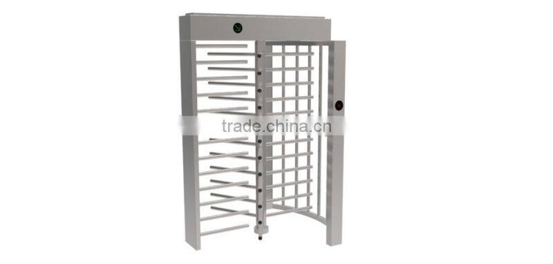 Alarming Sound Turnstile Dual Passage Rustproof Security Full Height Turnstile