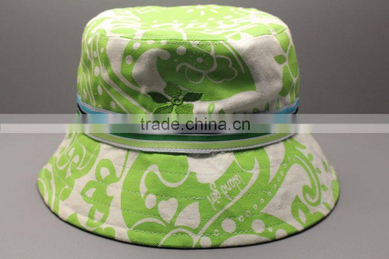 100% cotton canvas fashion custom cool and colorful bucket hat and cap