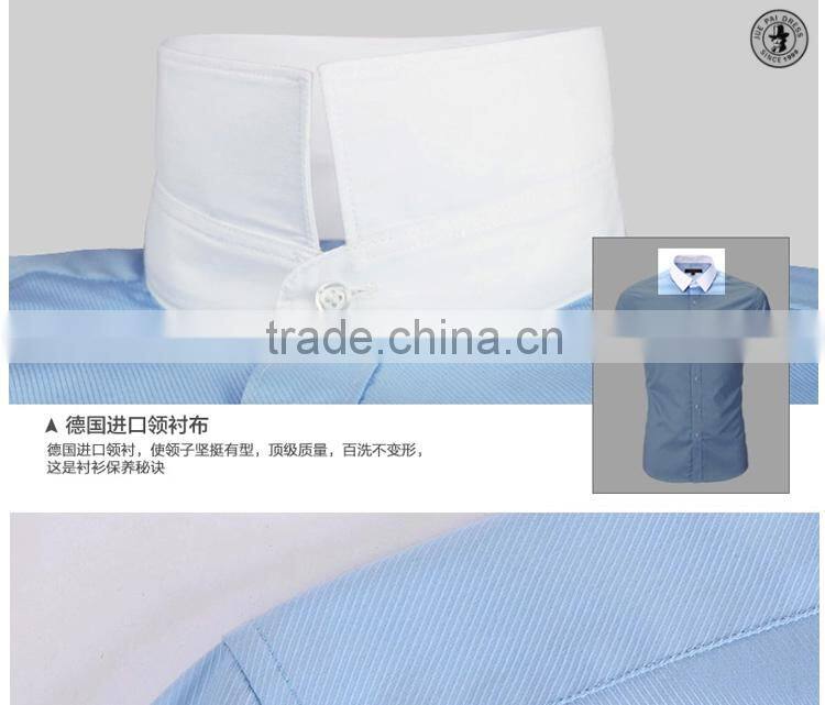 Purple Non-Iron Stripe Contrast-collar Short Sleeves Shirts For Men